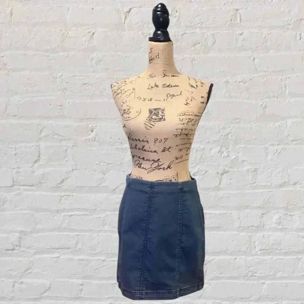 Free People Modern Denim Mini Skirt
